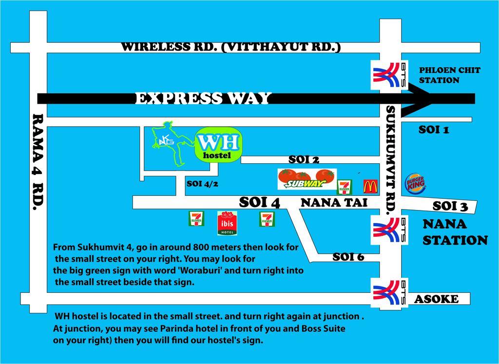 Wh Hostel Bangkok Luaran gambar